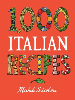 cover image of 1,000 Italian Recipes